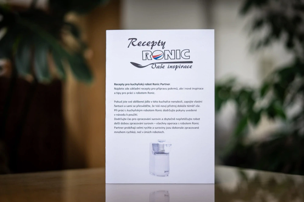 Kuchařka pro robot Ronic Partner