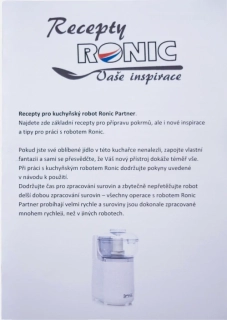 Kuchařka pro robot Ronic Partner